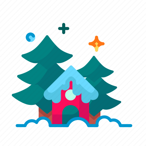 Snowy, house, cabin, christmas, winter, xmas, holiday icon - Download on Iconfinder