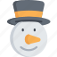 character, christmas, december, holidays, snowman 