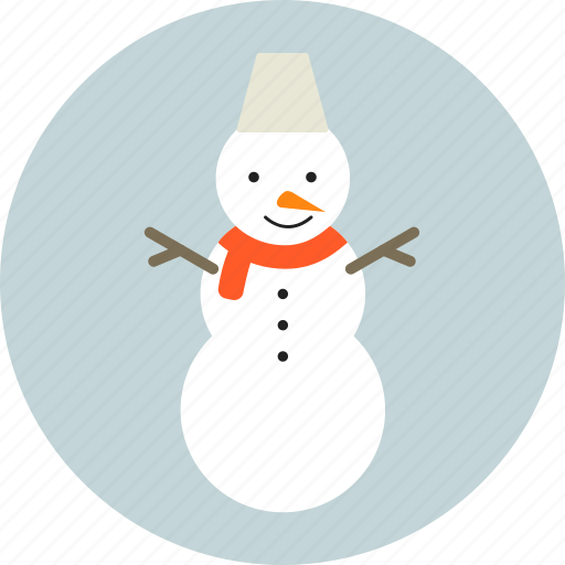 Christmas, circle, holiday, new year, snowman, winter, x-mas icon - Download on Iconfinder