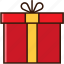 christmas icon, gift, prize, santa gift 
