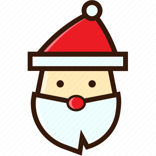 Christmas character, christmas icon, claus, santa, santa hat icon - Download on Iconfinder