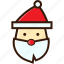 christmas character, christmas icon, claus, santa, santa hat 