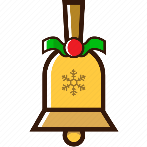 Bell, celebration, christmas icon, decoration, ornamnet christmas icon - Download on Iconfinder