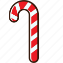 candy, cane, christmas food, christmas icon, decoration