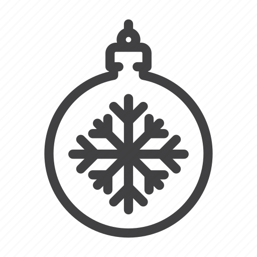 Decoration, holiday, ball, traditional, christmas, snowflake icon - Download on Iconfinder