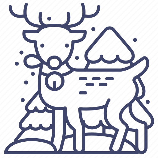 Christmas, deer, reindeer icon - Download on Iconfinder