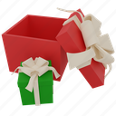 giftbox, christmas, ornament, celebration, decoration, winter, ribbon, gift, party