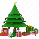 christmas, tree, gift, boxes, decoration, holiday, celebration, winter, giftbox