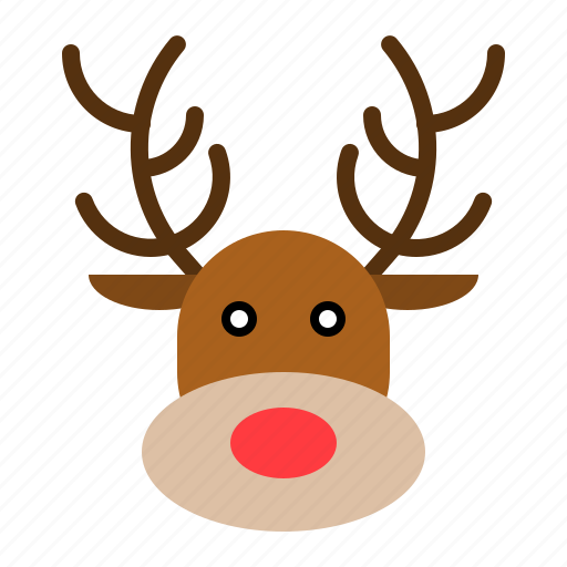 Animal, avatar, christmas, face, reindeer icon - Download on Iconfinder