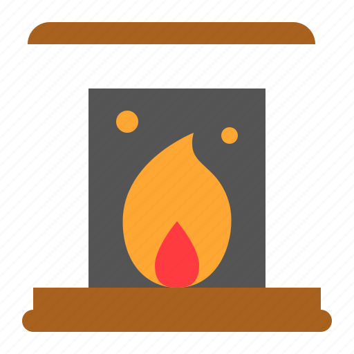 Chimney, christmas, fireplace, householde, warm icon - Download on Iconfinder