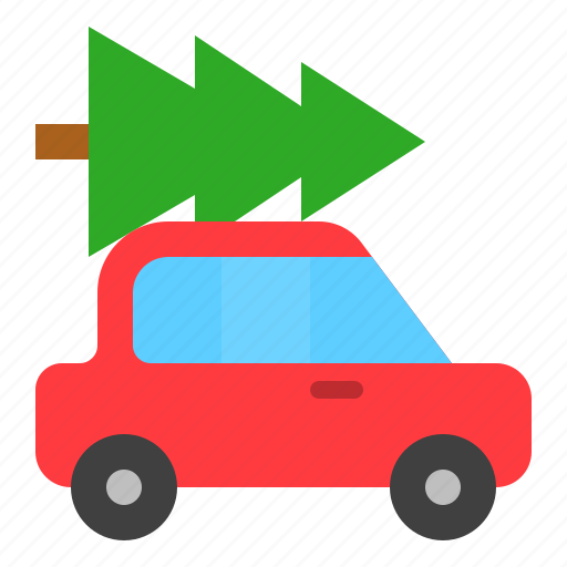 Car, christmas, pine, transport, vehicle icon - Download on Iconfinder