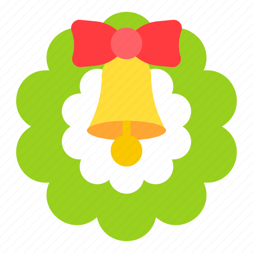 Bell, christmas, decoration, wreath icon - Download on Iconfinder