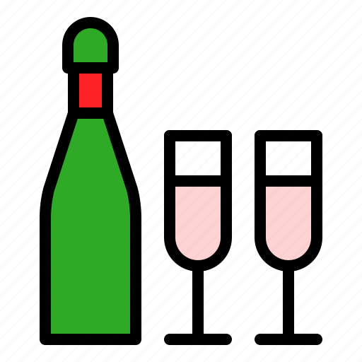 Beverage, bottle, champagne, drinks, wine icon - Download on Iconfinder