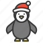 animal, bird, christmas, penguin, xmas 