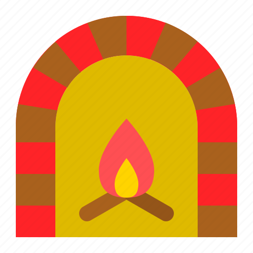 Chimney, christmas, fireplace, household, warm icon - Download on Iconfinder