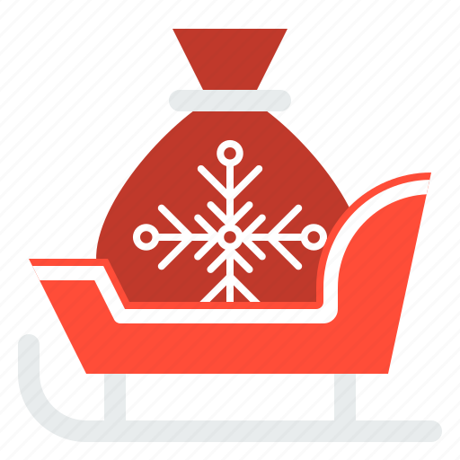 Christmas, sack, santa, sleigh, xmas icon - Download on Iconfinder
