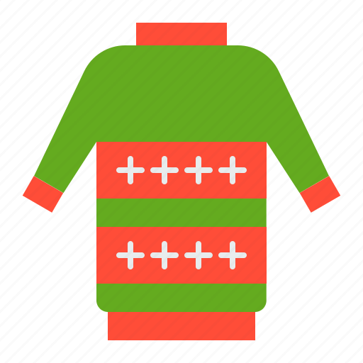 Christmas, long sleeve, shirt, sweater, xmas icon - Download on Iconfinder