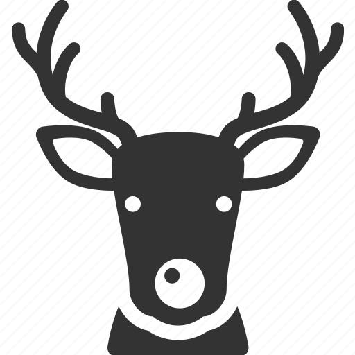 Christmas, deer, nose, red, reindeer icon - Download on Iconfinder