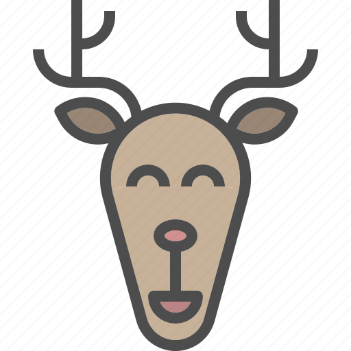 Animal, christmas, deer, reindeer, winter, xmas icon - Download on Iconfinder