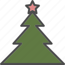 christmas, holiday, pine, star, tree, xmas