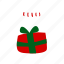 gift, sweater, cloth, cartoon, costume, box, christmas 