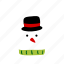snowman, cartoon, costume, sweater, hat, cloth, christmas 