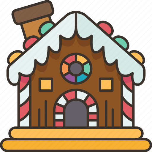 Candy, house, sweet, confectionery, festive icon - Download on Iconfinder