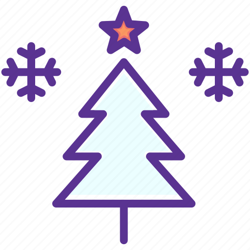 Christmas, star, tree, snow, snowflake, winter, hygge icon - Download on Iconfinder