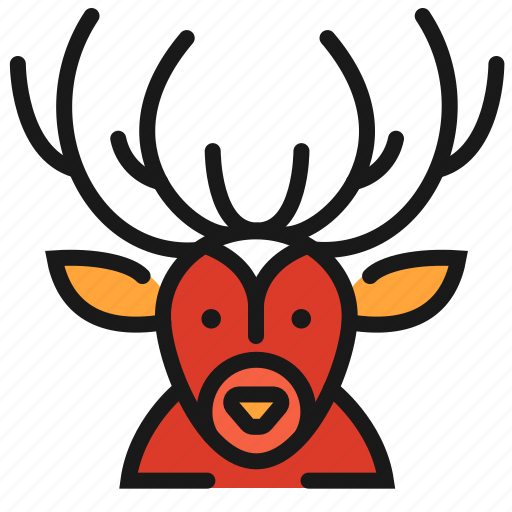 Animal, christmas, deer, wildlife icon - Download on Iconfinder