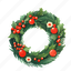.png, christmas wreath, santa, graphics, design, decoration, ornaments, celebration 