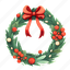 .png, christmas wreath, santa, graphics, design, decoration, ornaments 