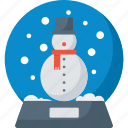 snow globe, decorate, decoration, man, snow, snowglobe