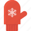 snowflake glove christmas, cold, glove, mitten, snowflake 