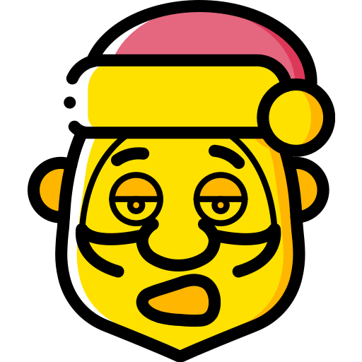 Christmas, father christmas, santa, tired, xmas icon - Free download