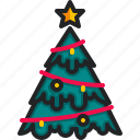 christmas, tree, winter, holiday, new year, decoration