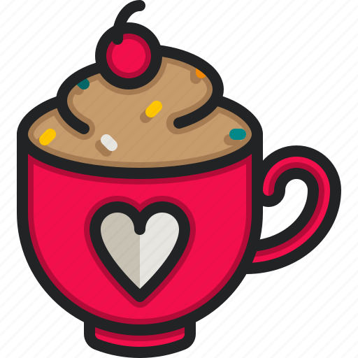 Hot, chocolate, christmas, cup, drink, cafe, coffee icon - Download on Iconfinder