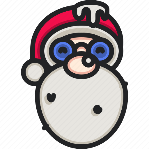 Santa, claus, christmas, holiday, winter, xmas icon - Download on Iconfinder