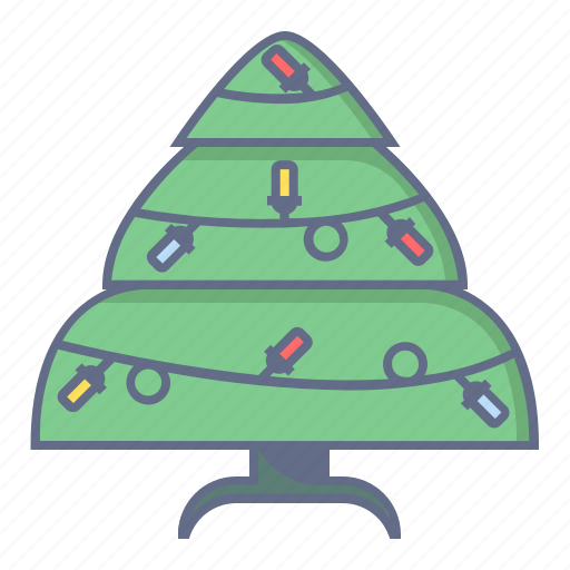 Bulb, christmas, decoration, lights, nature, tree, xmas icon - Download on Iconfinder