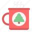 christmas, coffee, cup, drink, mug, tree, xmas 