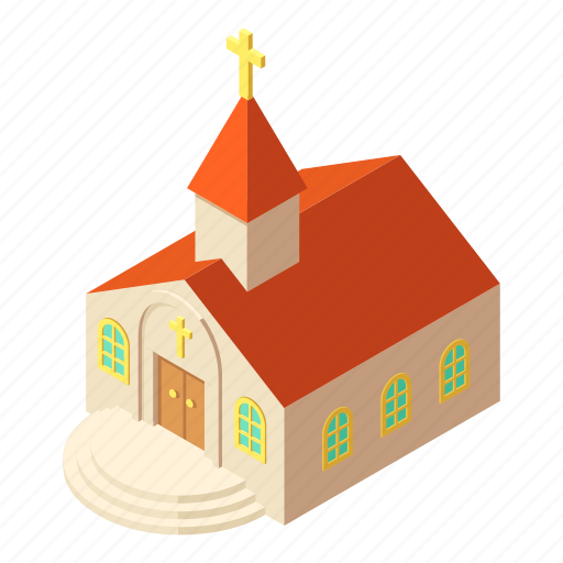 Building, chapel, isometric, kirche, logo, object, pastor icon - Download on Iconfinder