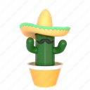 cinco de mayo, cactus, sombrero, carnival, music, mexico, festival 