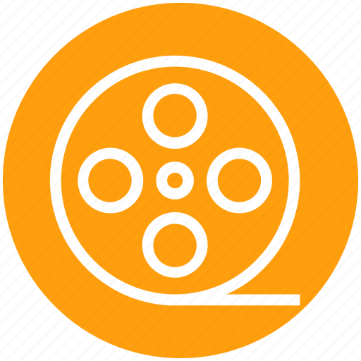 Cinema, entertainment, film, movie, reel, roll, spool icon - Download on Iconfinder
