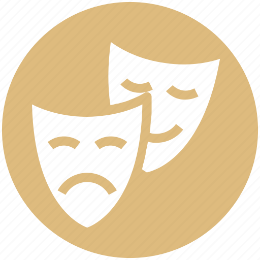 Cinema, entertainment, masks, miscellaneous, play, theater, theatre icon - Download on Iconfinder