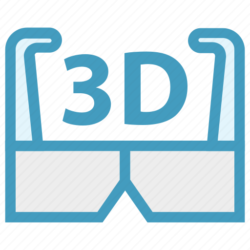 3d, 3d glasses, cinema, entertainment, film, goggles, movie icon - Download on Iconfinder