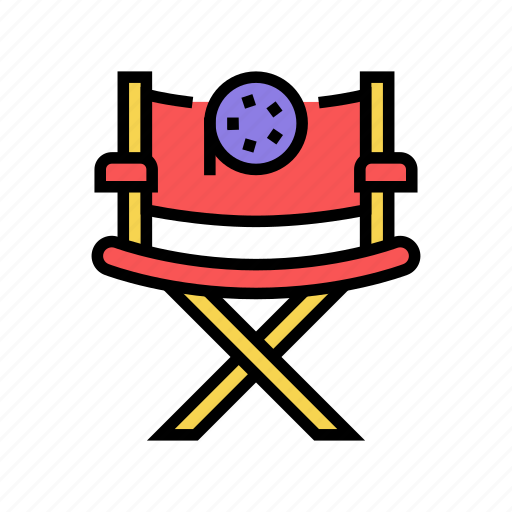 Director, seat, chair, cinema, watch, movie icon - Download on Iconfinder