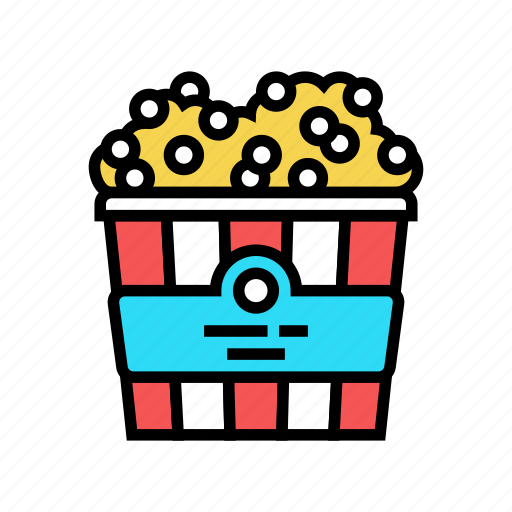 Popcorn, cinema, food, watch, movie, entertainment icon - Download on Iconfinder