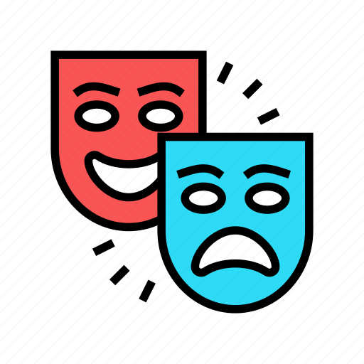 Theater, tragedy, comedy, cinema, watch, movie icon - Download on Iconfinder