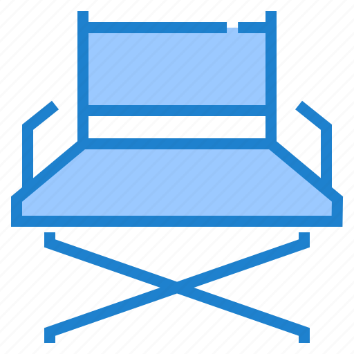 Director, chair, film, cinema, movie, entertainment icon - Download on Iconfinder