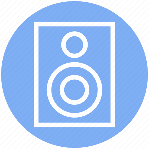Audio, cinema, entertainment, loud, sound, speaker, woofer icon - Download on Iconfinder