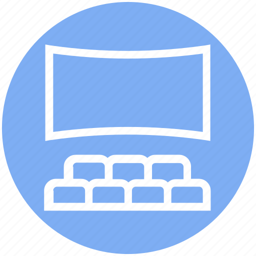 Audience, cinema, cinema hall, movie theater, stage, theater, theater stage icon - Download on Iconfinder